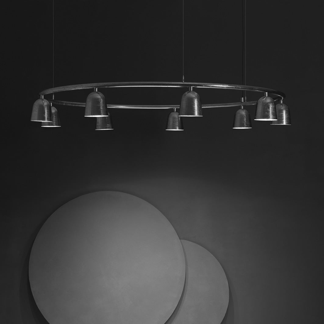 Convex Circle - Ceiling lamp | Ø800 alt. Ø1400 mm | 3 color choices