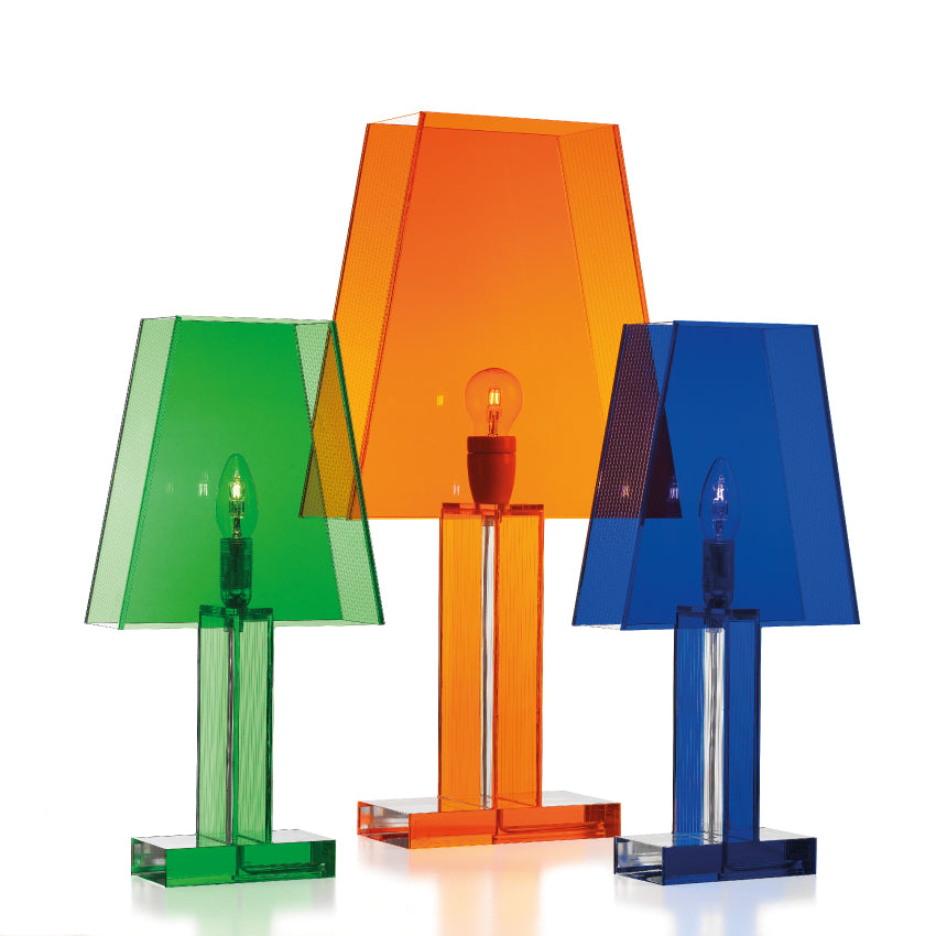 Siluett 66 bordslampa x3 grön-orange-blå